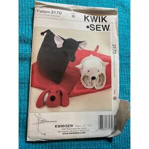 Kwik sew 3170 Animal pillows & blankets pattern